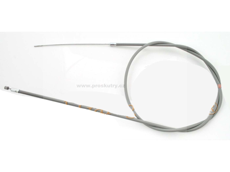 Zrcátka páčky řídítka - Vnější pouzdro řadicího lanka 1100 mm šedé pro motocykl Miele, 98 ccm