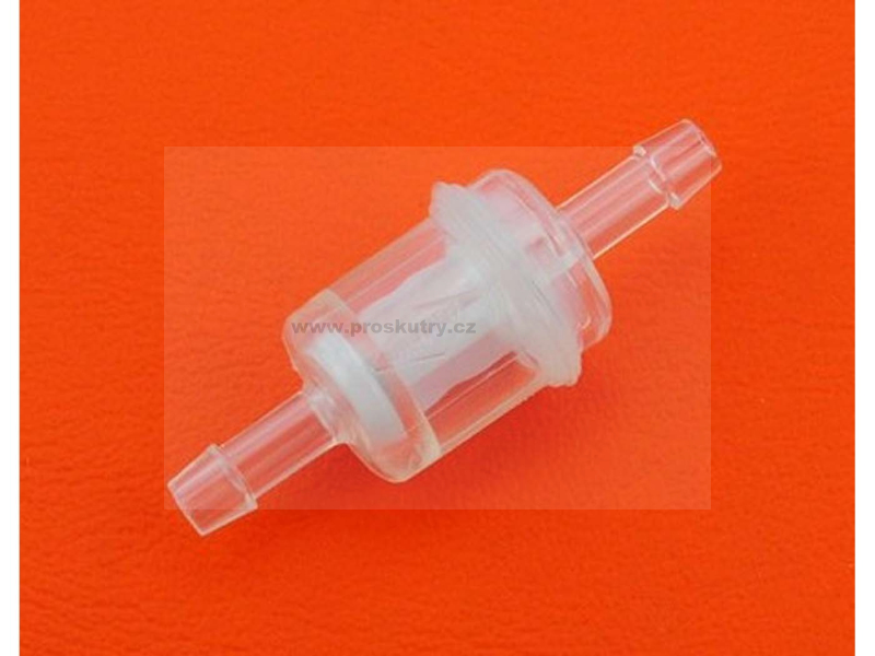 Motor - Karcoma plastový 6mm jemný filtr benzínový filtr pro Zündapp CS, CX, Hai, M 50, Bergsteiger, GTS, C, KS, Star, Hercules Prima, M, Optima, K Ultra, MK,