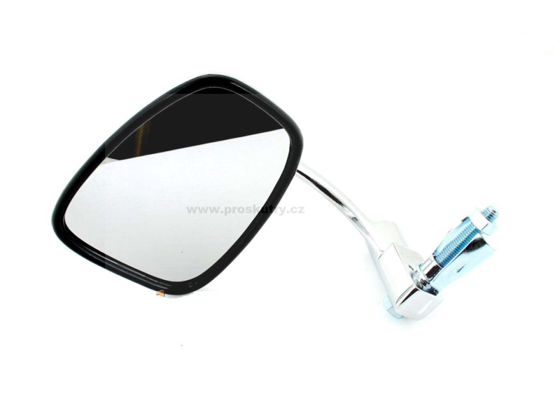 Zrcátka páčky řídítka - Zrcátko levé 120x90mm 120mm tyč pro Zündapp, Kreidler, Puch, DKW, Miele, NSU, Simson, Hercules, moped, moped, skútr