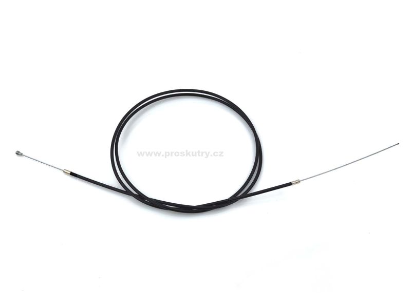 Zrcátka páčky řídítka - Lanko spojky brzdové lanko černé 200 cm 6/3,5 x 10 mm pro Zündapp, Kreidler, Hercules, Puch, Simson