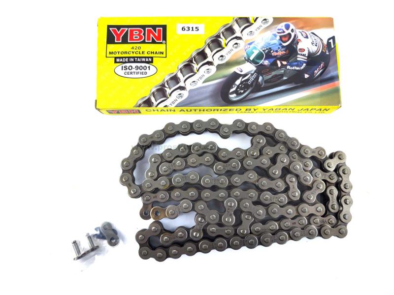 Podvozek tlumiče - Řetěz ocelový 1/2 x 1/4 7,75 122 článků pro Zündapp, Kreidler, Hercules, Florett RS