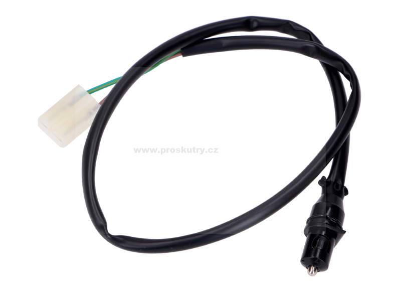 Elektro díly - Přední brzdový spínač, černý pro Yamaha DT 80 LC 2, DT 125 R, RH, RD 80 LC 1, SR 125