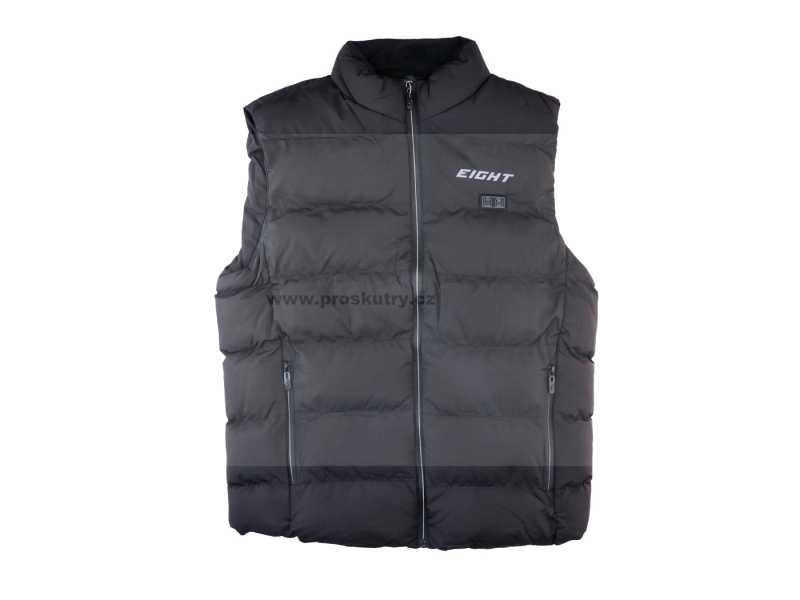 Přilby a doplňky - Vyhřívaná vesta Eight černá - velikost M