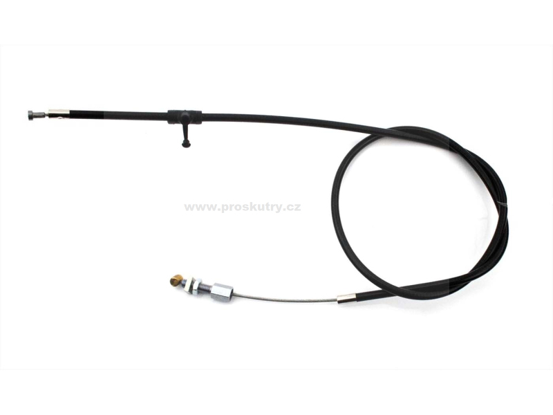 Zrcátka páčky řídítka - Lanko spojky černé 530-17.610 pro Zündapp, KS 80 ( 530-17.610.