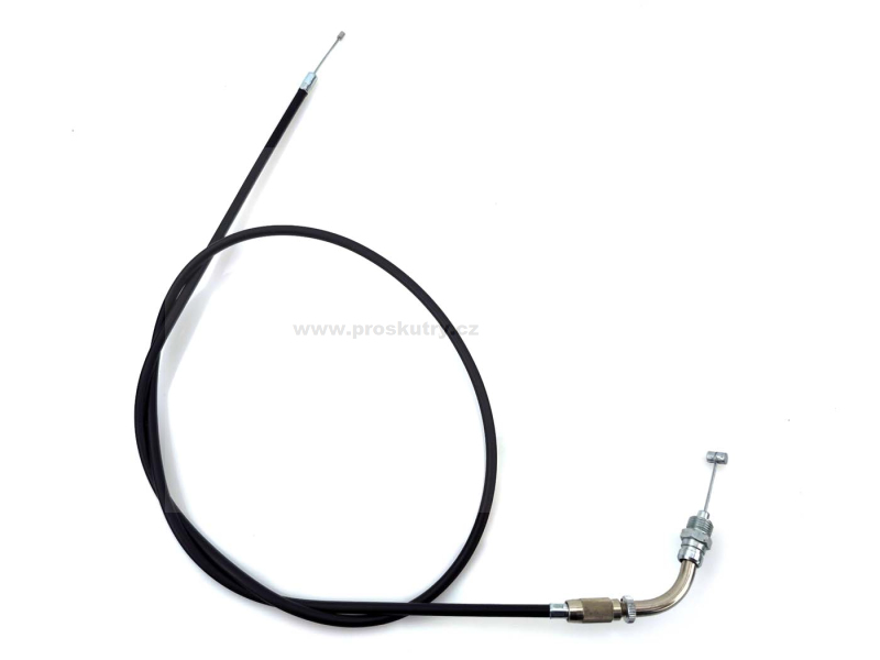 Zrcátka páčky řídítka - Lanko plynu, černé kovové 530-17.613 pro Zündapp, KS 80 Touring