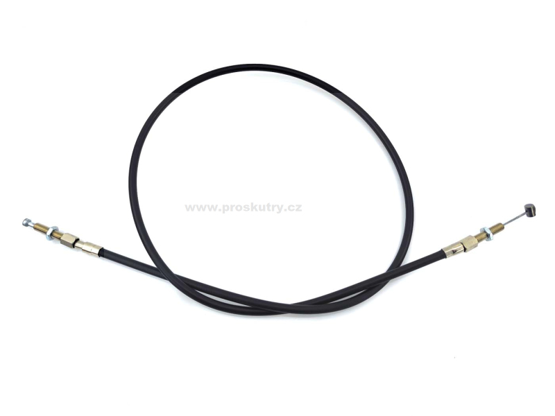 Zrcátka páčky řídítka - Lanko spojky 1030 mm černé pro Zündapp CS 25, 50, C 50 Sport Type 529, GTS 529