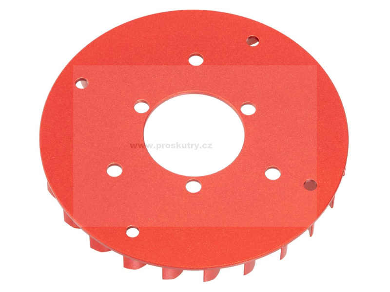 Motor - Otočné kolo ventilátoru červené pro Puch X30, Velux, Sachs 503, Zündapp Belmondo