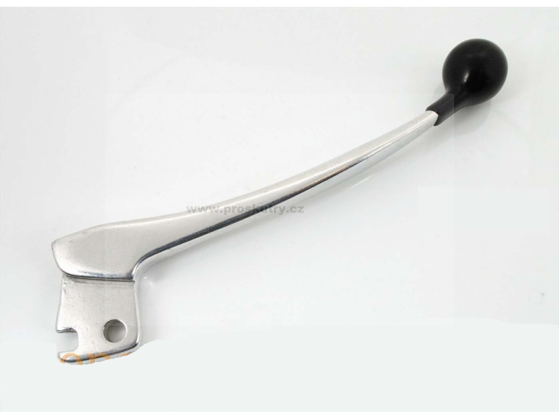 Zrcátka páčky řídítka - Brzdová páka hliníková 150mm stříbrno-černá pro Suzuki, TS 50, 80