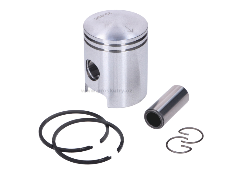 Motor - Sada pístu NTS velikost C 39,955 mm 14mm pístní čep pro Kreidler Florett, Flory