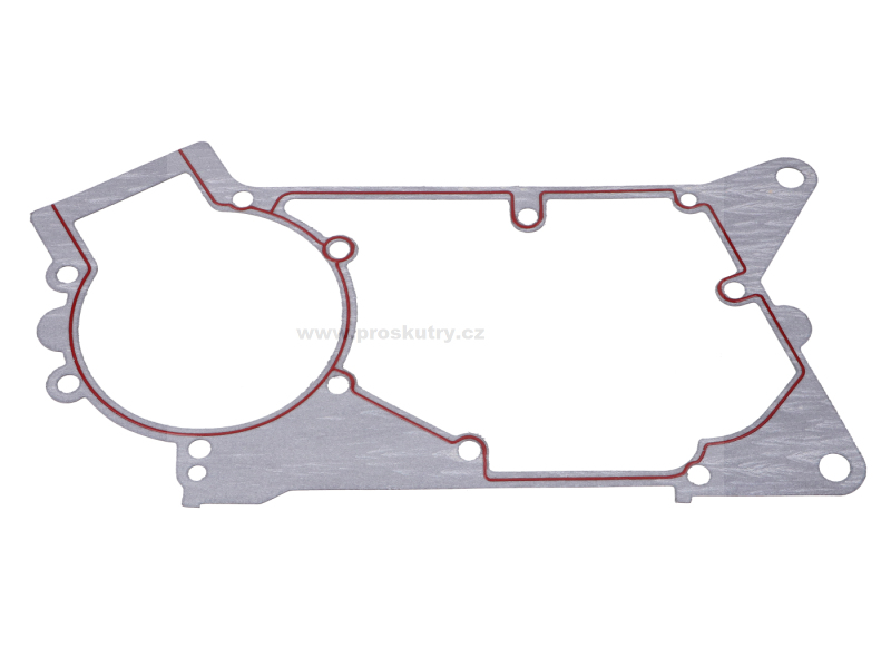 Motor - Středové těsnění motoru Schmitt se silikonovým švem pro Simson S51, KR51/2, SR50