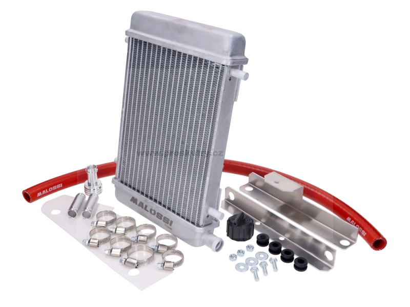 Motor - Chladič Malossi 30,4x19,8x5cm hliníkový pro Piaggio ZIP SP 50