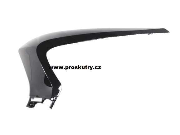 Podvozek tlumiče - Spodní pravý plast černá metalíza pro Yamaha X-Max 125/250ccm 2010-2013 37PF171M00P2