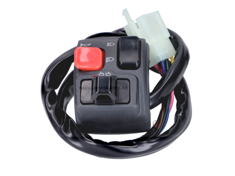 Elektro díly - Levý spínač řídítek pro Rieju MRT 50 E4 / E5