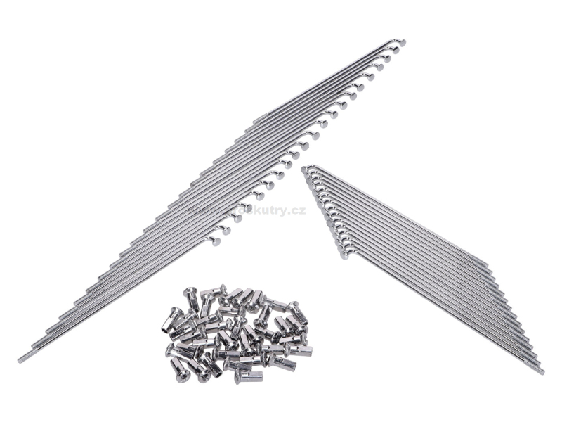 Pneumatiky a kola - Sada chromovaných drátů Schmitt 16 palců pro Simson S50, S51, S70, S53, S83 Enduro