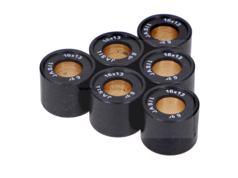 Variátor a spojka - Válečky variátoru Top Racing 16x13mm - 6,0g 6 kusů