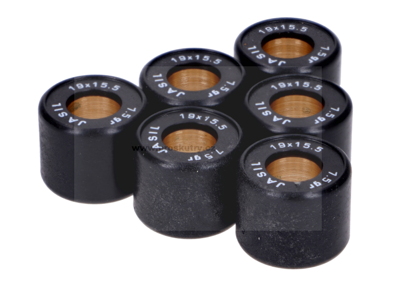 Variátor a spojka - Válečky variátoru Top Racing 19x15,5 mm - 7,5 g 6 kusů