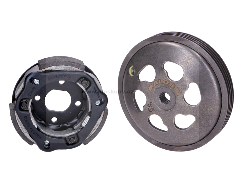 Variátor a spojka - Spojková sada Malossi Delta System 107 mm pro Minarelli