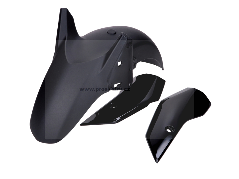 Podvozek tlumiče - Přední blatník,černá lesklá, pro Yamaha X-Max 125cc, 300cc 2023-