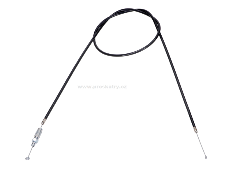 Zrcátka páčky řídítka - Černé lanko plynu pro Tomos A3, A35