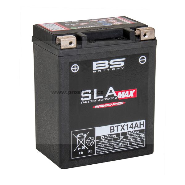 Elektro díly - Baterie BTX14AH SLA MAX – 12V 14,7Ah