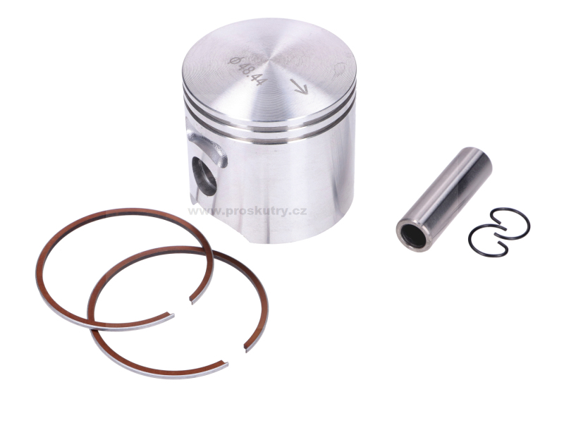 Motor - Píst sada MVT 48,44 mm 75 ccm pro motor Piaggio / Derbi D50B