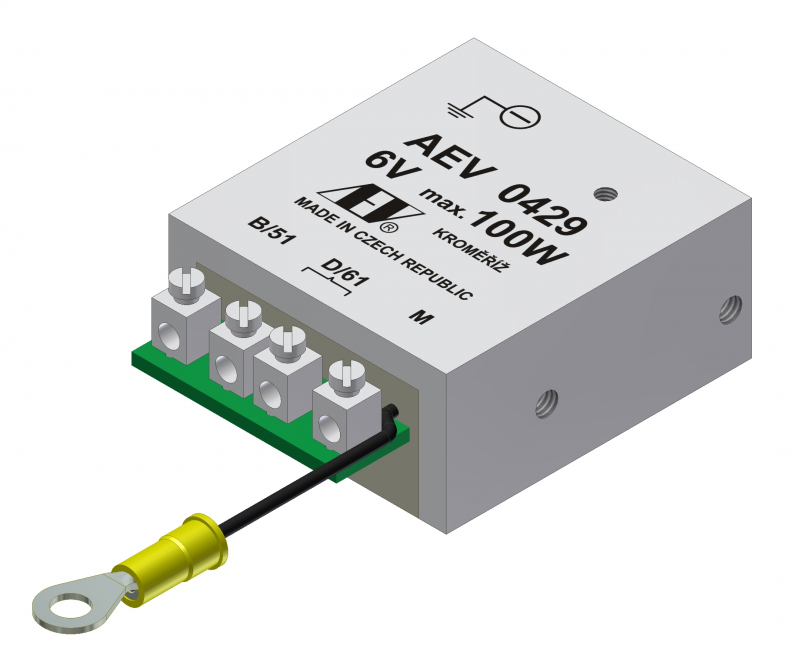 Elektro díly - Ragulátor dobíjení pro Jawa 350 6V (RP-15t diodový)