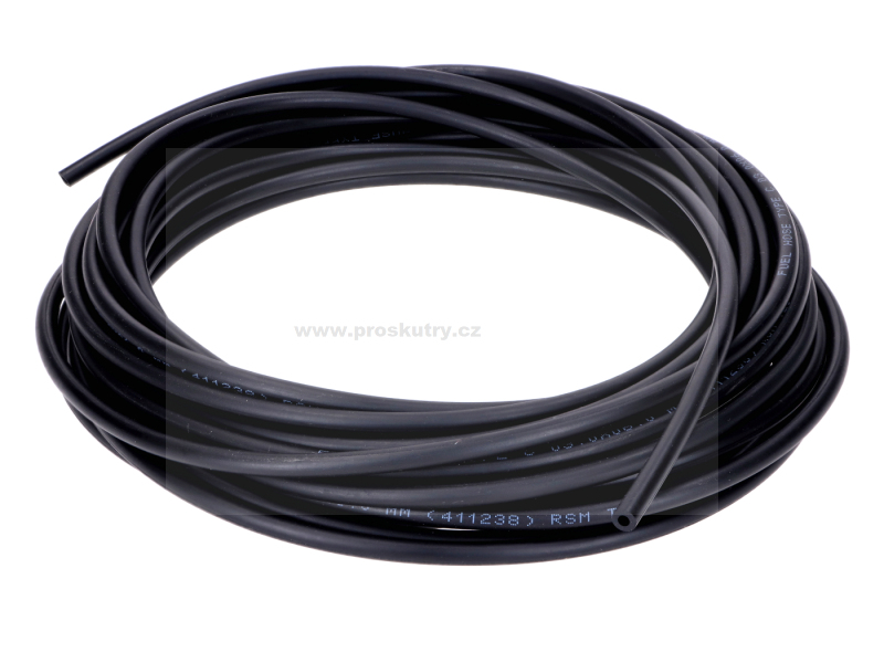 Motor - Palivová hadička na benzín / olej – 3×6 mm (1 m, černá)