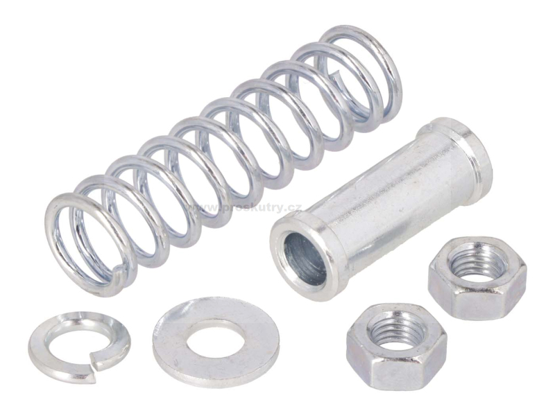 Výfuk - Montážní sada výfuku pro Puch X30 Velux (6 dílů)