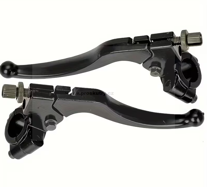 Zrcátka páčky řídítka - Univerzální sada páček (brzdová + spojková) Ø 22 mm