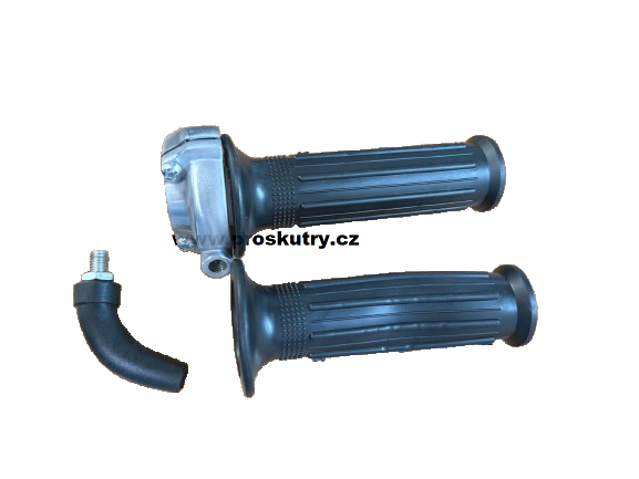 Zrcátka páčky řídítka - Univerzální sada rukojetí (rychlopal) s hliníkovou objímkou 22mm