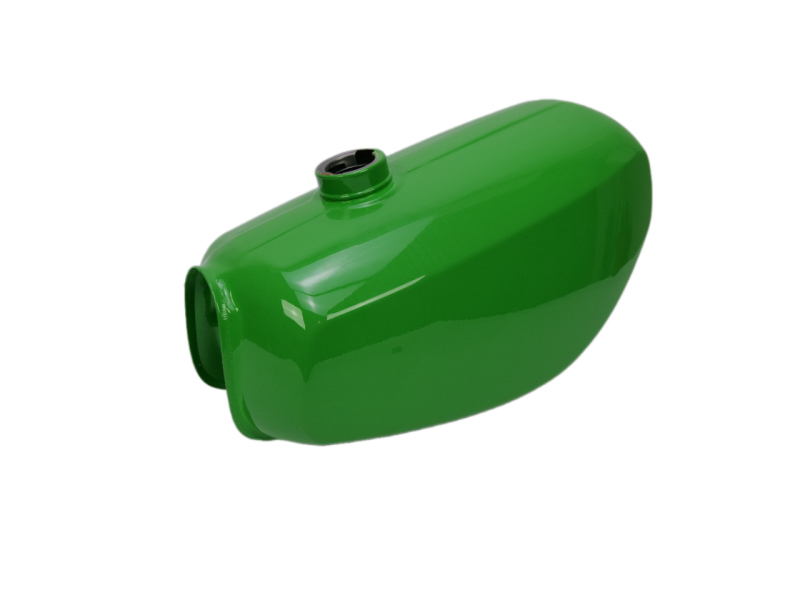 Podvozek tlumiče - Palivová, benzínová nádrž pro SIMSON S51 Enduro, Elektronik - zelená