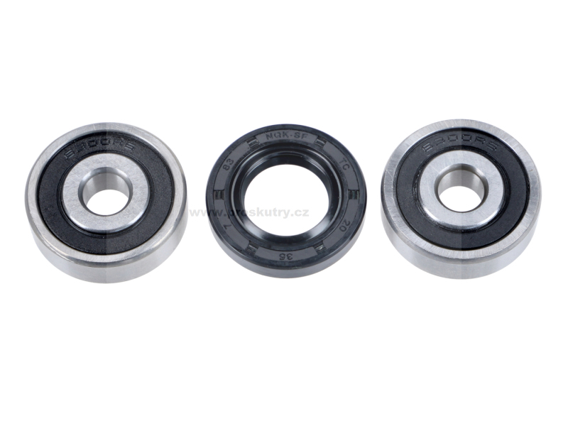 Pneumatiky a kola - Sada ložisek předního kola pro Yamaha Jog R, Jog RR, BWS, Slider, Forte, Ovetto, Aerox, Neos