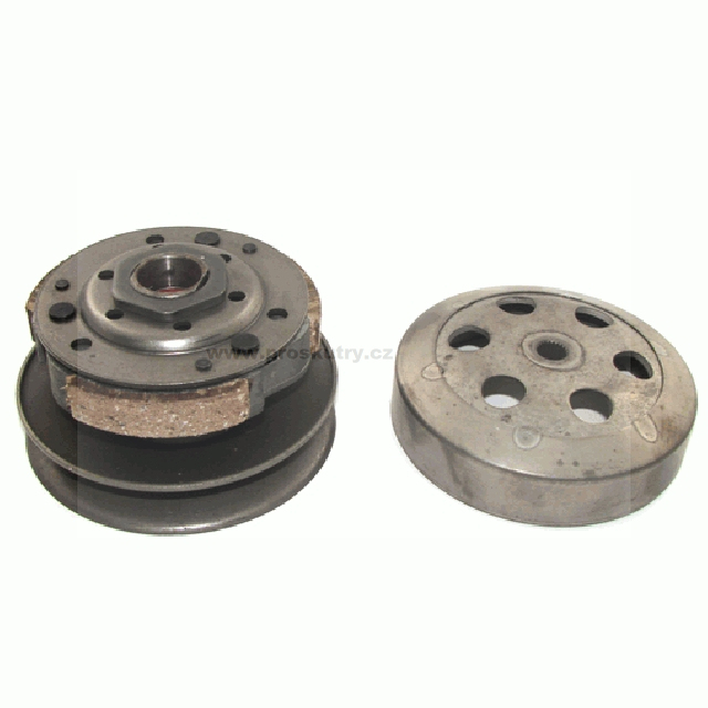Variátor a spojka - Kompletní spojka se zvonem pro Kymco, Honda, GY6 50 ccm 107mm