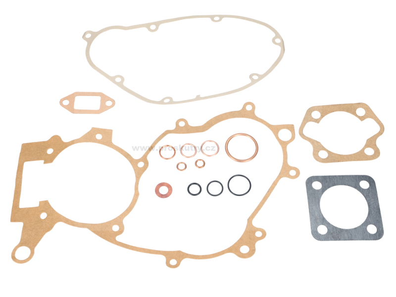 Motor - Sada těsnění motoru, 15dílná, pro Kreidler Florett 3rychlostní převodovku