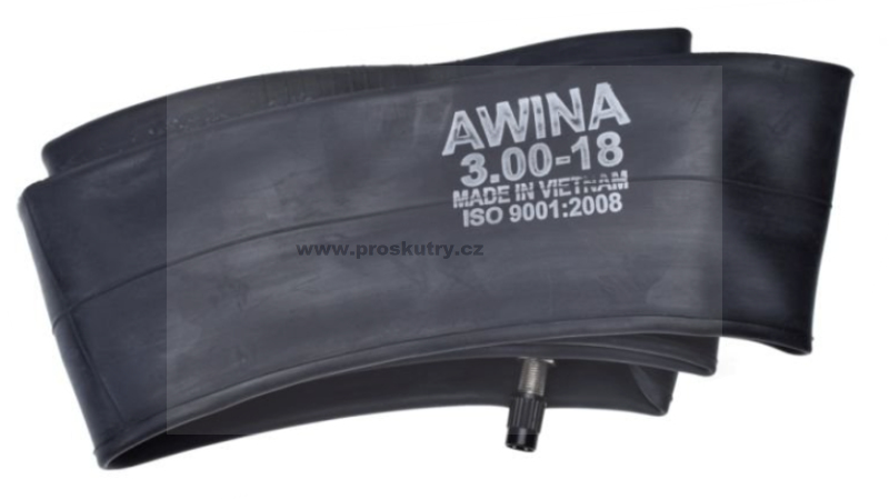Pneumatiky a kola - Duše Awina 3,00-18 (3.00-18) rovný ventílek