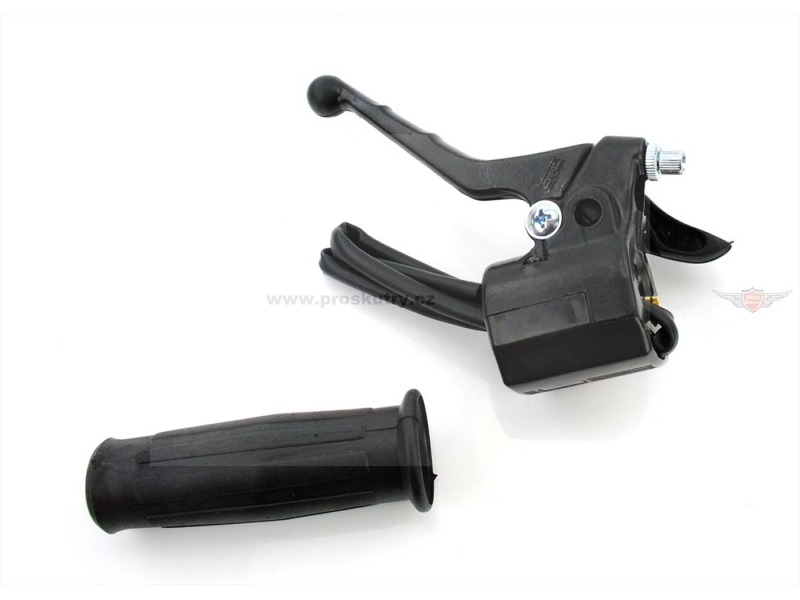 Zrcátka páčky řídítka - Levá kompletní rukojeť – Peugeot 103 (M8 pro zrcátko)