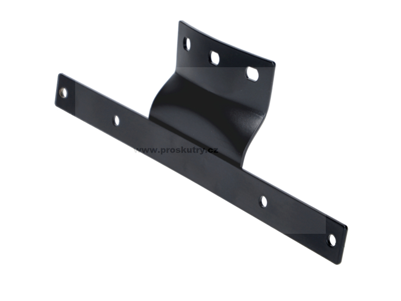 Podvozek tlumiče - Držák registrační značky,SPZ pro Zündapp KS 50 typ 517 – černý