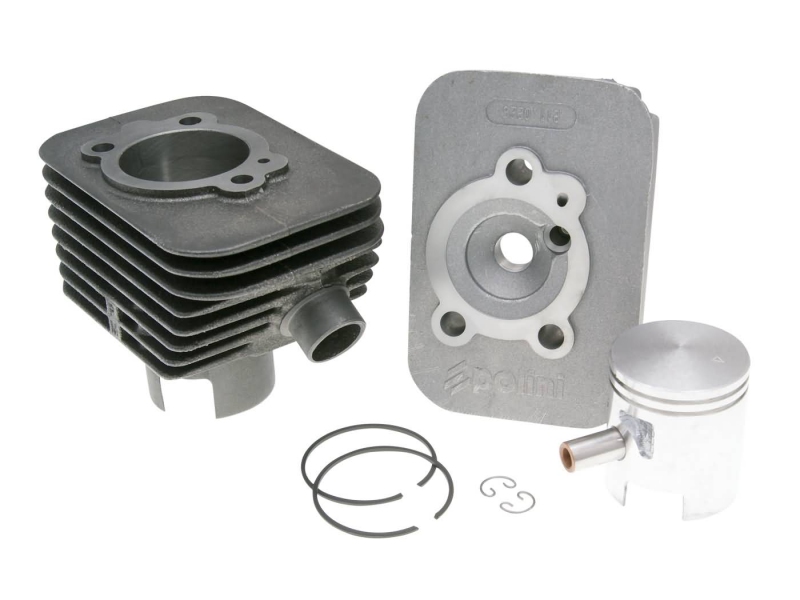 Motor - Válec s hlavou Polini šedá litina 63ccm pístní čep 10mm pro Piaggio Ciao