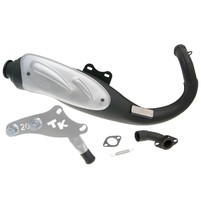 Výfuk Turbo Kit TKR s homologací pro Honda Dio, Kymco, SYM vertikální