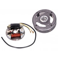 Kompletní 6V zapalování stator/rotor 17W pro Puch Maxi S / N 1-rychlostní automat [E50]