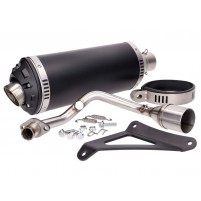 Výfuk Power1 hliníkový černý pro Vespa Primavera, Sprint, Zip 4T 50 Euro5 20-