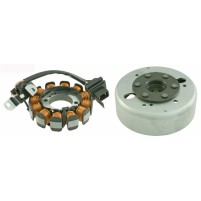 Stator s rotorem pro Piaggio, Aprilia 50/100ccm (2-ventil)