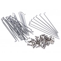 Sada drátů 143,5 mm niple M3,5 16" chrom pro Simson S50, S51, S53, S70, S83, KR50, KR51/1, KR51/2 Schwalbe, Sperber, Habicht, Star