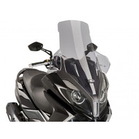 Plexi Puig V-Tech Touring kouřové pro Kymco New Downtown 125, 350 2015-