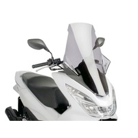 Plexi Puig V-Tech Touring kouřové pro Honda PCX 125i 4T 14- JF57