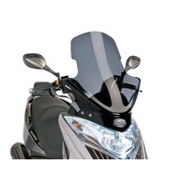 Plexi Puig V-Tech Touring tmavé kouřové pro Kymco Grand Dink, Yager GT 300i