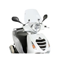 Plexi Puig Trafic čiré pro Honda Passion 125 (06-14)