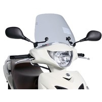 Plexi Puig Trafic kouřové pro Suzuki Sixteen 125, 150 (08-14)