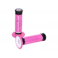 Sada gripů / rukojetí Doppler Grip 3D růžová / bílá / černá