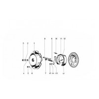 Brzdové čelisti pro Piaggio Ape FL, FL2, FL3, P, RST 50ccm